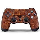  Pandaren® la etiqueta engomada de la piel para el sticker skin Mando PS4 x 1 (celosía de madera)