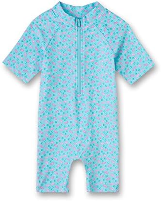 Sanetta Baby Girls' 430371 Swimsuit, Türkis (Capri Breeze 50078), 6-9 Months