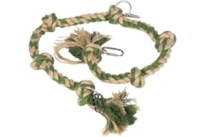 HAPPY PET "Nature First" Rope Bridge Perch for Birds, 100cm