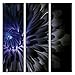 Produktbild JP London 3 Panels bei 16 in von 48 in ltcnv1 X 31257 JPL und Shane Peterson Present Mum in the Abyss Xray Deep Purple Flower Triptychon 3 große insgesamt Schwerer Galerie Wrap Leinwand, extra groß