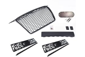 GOINGFAST Griglia Anteriore Maschera Calandra Nido Ape 2x Portatarga Compatibile con A3 8P 05-08