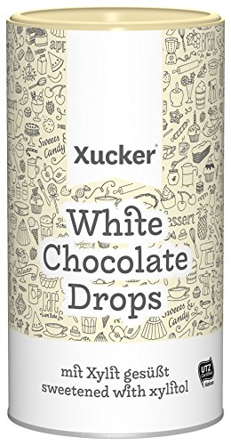 Xucker Weiße Schokolade - White Chocolate-Drops, 1er Pack (1 x 750 g)