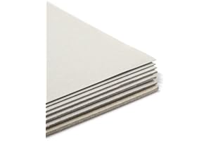 Materia Prima Cartón Piedra para Manualidades, Maquetas y Proyectos Creativos. Plancha de Cartón Gris Reciclado de Corte Fácil para Encuadernaciones y Cajas. 75 x 52,5 Cm. Grosor 2 mm