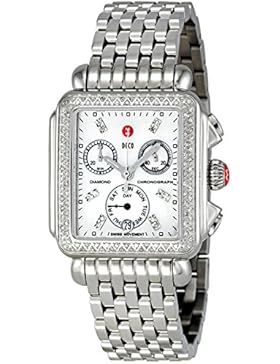 Michele Signature Deco Diamant Chronograph Damen Watch MWW06P000099