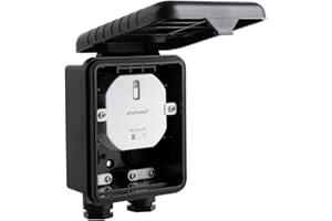 Moduł domowy z gniazdem Smartwares Plug & Connect do oświetlenia zewnętrznego, kompatybilny z pilotem zdalnego sterowania i przełącznikiem bezprzewodowym SH4-90451