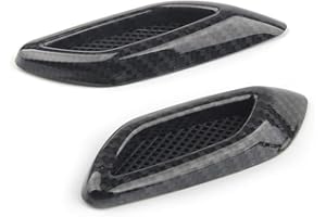 iSpchen 2pcs Pegatina decorativa de Ventilación Para Capó de Coche, Entrada de Aire, Flujo de Aire, Suministro de Aire, Campana, Pegatina decorativa, Rejilla de Salida de Aire decorativa