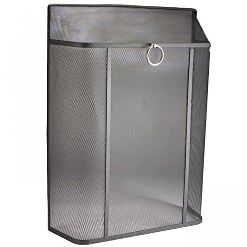 Preisvergleich Produktbild Inglenook, Schwerlast Schwarze Ofenschirm mit Chromring