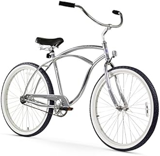 Firmstrong Urban Man Single Speed Beach Cruiser Bicycle, 26-Inch, Chrome
