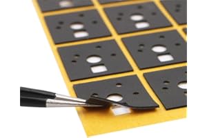 N+C LiLiTok Mechaniczna naklejka na przełącznik klawiatury, podkładka wału, tłumik hałasu, pianka, redukcja dźwięku, folia izolacyjna, stabilizator przełącznika do klawiatury gamingowej (PORON)