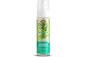 ORS Olive Oil Style Curl Defining Mousse - 207ml, Infused With Rice Water & Electrolytes, For Max Moisture & Super Soft Hair