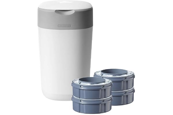 Tommee Tippee Poubelle à Couches Twist & Click + 4 Recharges Tommee Tippee