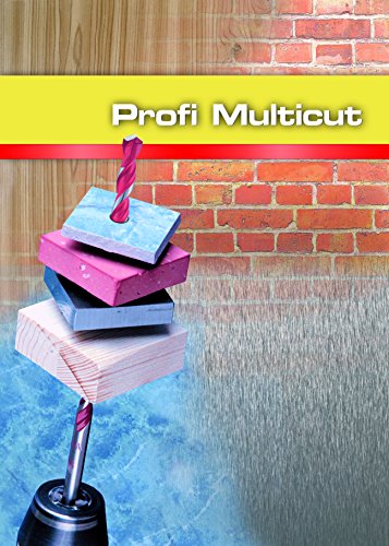 ALPEN HM-Universalbohrer Profi-Multicut 1/4″-Sechskantschaft Bohrer ø 6.0 mm - 6