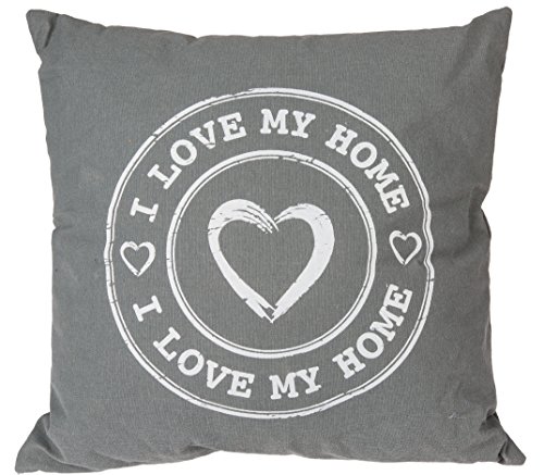 Bada Bing Kissen I Love my home grau anthrazit Sofakissen Trend neu 190243