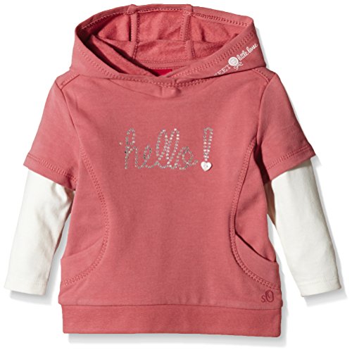 s.Oliver Baby Girls Crew Neck Long Sleeve Sweatshirt -  Red - 92