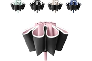 erised's bifrost Travel Folding Inverted Reverse Umbrella Compact Windproof/Waterproof Auto Open/Close,10 * 2 Ribs Portable Golf Parasol,Outdoor Rain/Sun/99 UV Protection/UPF 50 UV Blocker