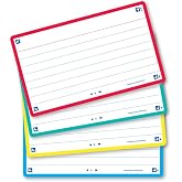 Oxford Flash 2.0 - Pack of 80 Flash Cards 7.5 x 12.2 cm Double-Sided Lined, Assorted Colours Frame - Bristol Connectors