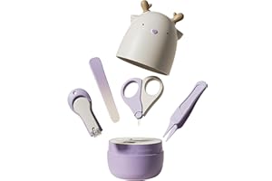 IZDUDO Kit per la cura delle unghie per bambini, 4 in 1 set con tagliaunghie, forbici, lima e pinzetta, Set Manicure Neonati per neonato, baby, bambino#2