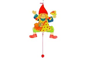 Cause- Goki Jumping Jack Girl Toy, 2041253, Multicolore, Petit
