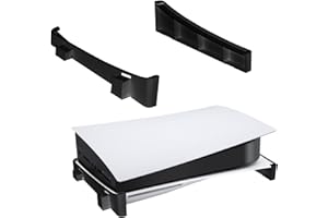 Mcbazel PS5 Supporto Orizzontale Compatibile con PS5 DE/UHD Console, Supporto Base con Antiscivolo per Playstation 5 Digital/Disc Edition Console - Nero (Non compatibile con PS5 Slim/Pro)