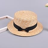 Cappello a Paglietta Boater Unisex per Bimbi : Amazon.it: Abbigliamento