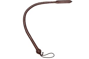 CLUB CORP ClubCorp 3 Feet Long 16 Plaits Handmade Cow Hide Leather Bull Whip | Riding Crop | Bull Whip Equestrian | Whips Accessories | Heavy Duty Whips | Dragon Tail Bullwhip
