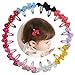 boutique kids bow polka dot hair bow for baby girls kids hair pin clips baby accessories (10pairs)