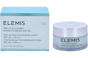 ELEMIS Pro-Collagen Marine Cream SPF30 – Anti-Wrinkle Face Moisturiser, Hydrating Day Cream, 50ml – Original, Ultra-Rich or Rose