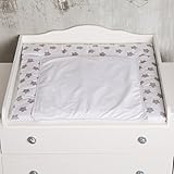 Puckdaddy Wickelaufsatz „Stern H“ für alle IKEA Hemnes Kommoden in weiß - 3