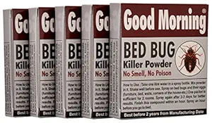 Good Morning Bed Bug Killer Spray Powder - Pack of 5