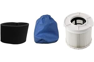 Ersättnings våt torr HEPA-filtersats med förfilter och dämpare för DVC750L DCV11Z XCV11Z, kompatibel med delar 162518-0 19982