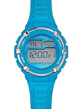 Tekday–653800–Armbanduhr–Quarz Digital–Zifferblatt Blau Armband Kunststoff blau
