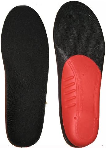 Arch Support Foot Pain Relief Orthotic Insoles: Deep Heel Cups; Suitable for pronation; Prominent parts to inosculate foot shape, Black, Half length UK 7-10; EU 40-44; US 7-10.5