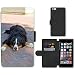 Produktbild gogomobile Hot Stil Handy Karte Slot Hülle/Case/Brieftasche aus PU-Leder/m00118016 Berner Sennenhund Pedigree Hunde//Apple iPhone 6 Plus 14 cm