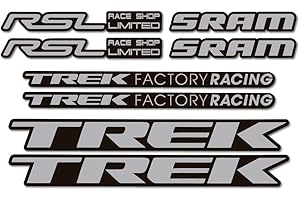 STAR SAM Trek Factory Racing RSL Sram Frame Bike Compatible Stickers
