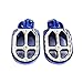 Produktbild H2Racing Blau Motocross Fußrasten Fußstützen Pedale MX Rennen Breit für 125-530 EXC/EXC-F 1998-2016,150-300XC/250XC-F 2006-2016,200-530XC-W/XCF-W 2006-2016