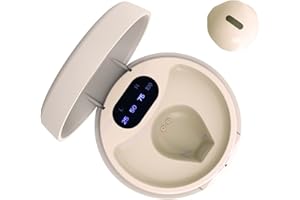 ELEROR Mini Auriculares inalámbricos Bluetooth Auriculares pequeños Auriculares Semi intrauditivos con Estuche de Carga Manos Libres para teléfonos iPhone y Android (Beige único)