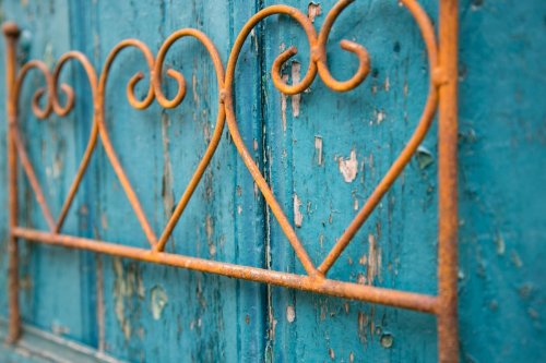 Beetzaun, Beetbegrenzer, L: 50 cm, Metall, Volleisen! - 7