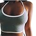Produktbild Damen Weste, Sunday Mode Frauen Boho Tank Bustier BH Weste Crop Top Bralette Bluse Cami Wickeln Sie die Brust ein 2018 (L, Grau)