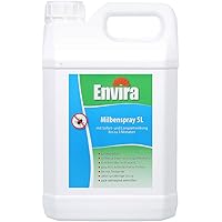 Envira Anti-Milben-Mittel 5Ltr - Milben-Spray Mit Langzeitwirkung - Geruchlos & Auf Wasserbasis