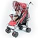LEORX Universal Rain Cover Transparent Rainproof Cover for Pushchair Stroller Pram Buggy