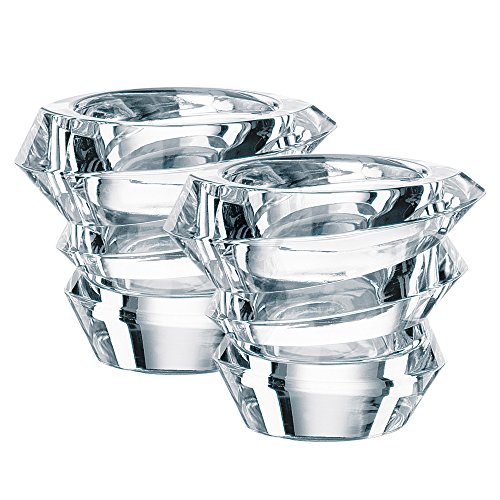 Spiegelau & Nachtmann, 2er-Set Votiv, Kristallglas, Höhe: 7 cm, Slice, 0090030-0