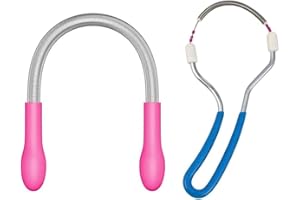 PLABBDPL 2 Pezzi Epilatore per la rimozione dei peli del viso Rullo per peli del viso Manuale per la rimozione dei capelli Strumenti per l'epilatore per la rimozione dei peli del viso