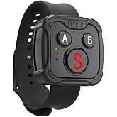 Coverzone Aksiyon Kamera Bluetooth Kumandası Bilek Kayışlı, DJI Action 4/5 Pro/6, GoPro Hero 9/10/11/12/13 ve Insta360 X3/X4/