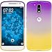 Produktbild PhoneNatic Case für Motorola Moto G4 Plus Hülle Silikon Design:05 Ombrè + 2 Schutzfolien