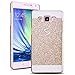 Price comparison product image Samsung A5 2015 Case Smartlegend Luxury Bling Samsung Galaxy A5 Plastic Cover Glitter PC Hard Back Cover Flashlight Powder Shedding Bumper Sparkle Shining Fashion Full Body Smartphone Protective Case -Golden