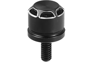 Hihaha Motorcycle Seat Bolt Screw for Harley Davidson/Rear / 1 Pcs Black