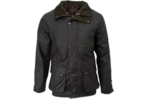 Walker and Hawkes - Chaqueta Hawthorn con Acolchado Ligero para Hombre - Abrigo con Tejido Encerado