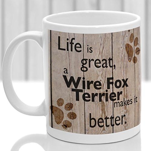 Wire Fox Terrier Mug, Wire Fox Terrier, Ideal Present for Dog Lover