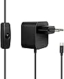 LABISTS Raspberry Pi 4 Alimentatore USB-C 5.1V 3A, Adattatore Type C con Interruttore On/off Certificato CE (per Raspberry Pi 4, Type C Telefono)