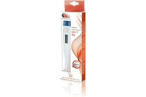 self-diagnostics Thermomètre digital SD-T 80 - Alarme de fièvre, imperméable, rapide et précise